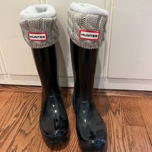 Black Hunter Boots and Socks!